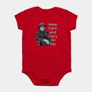 Keep Calm and Carry On Vera Baby Bodysuit
